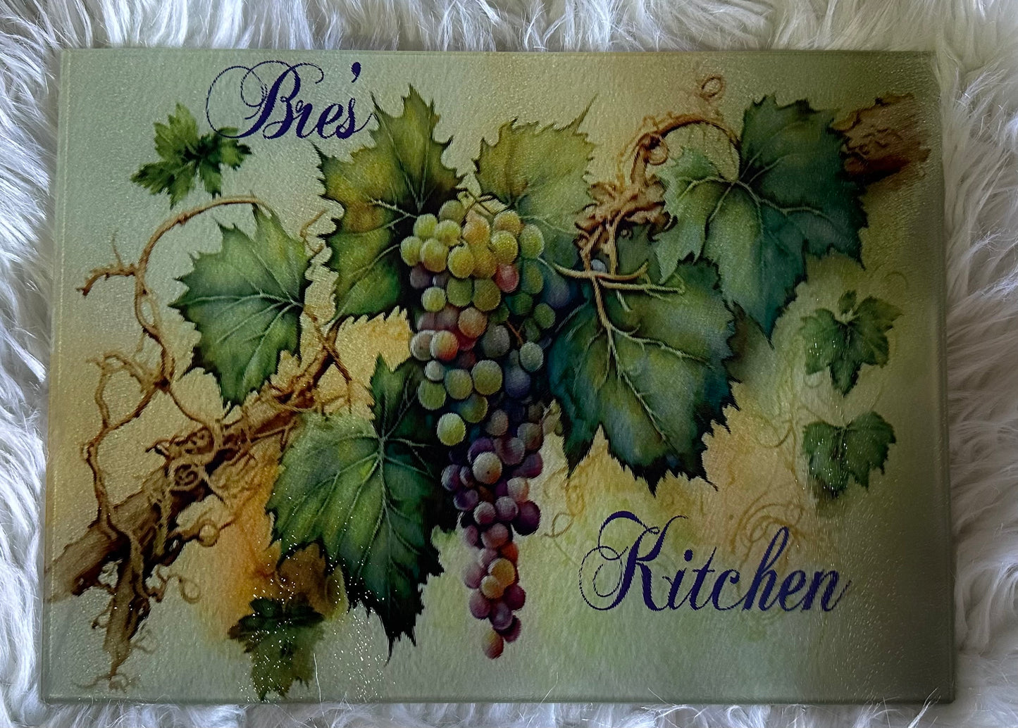 BLANK SUBLIMATION GLASS CUTTING BOARD 11" x 16"